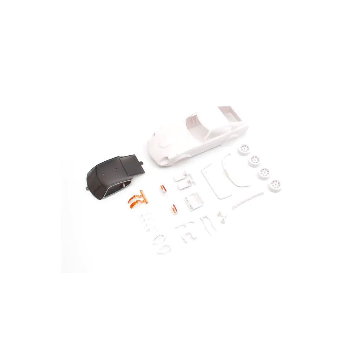 Image of Nissan Fairlady 240ZG White Body Set (w/Rim for AWD)