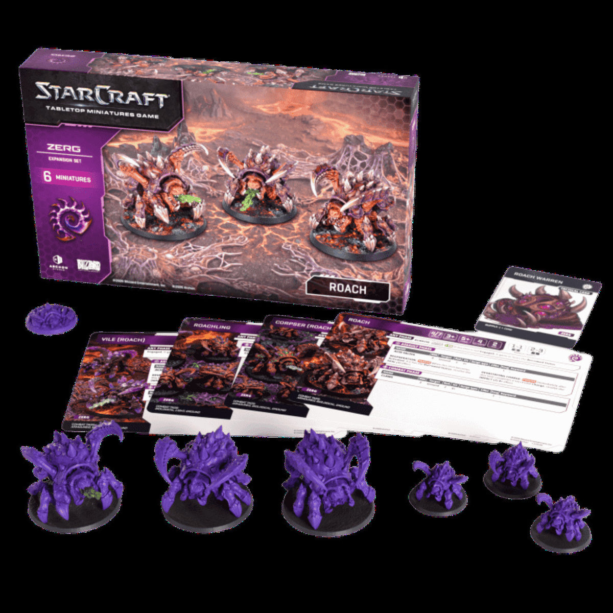 StarCraft: Tabletop Miniatures Game: Zerg: Roach Expansion Set