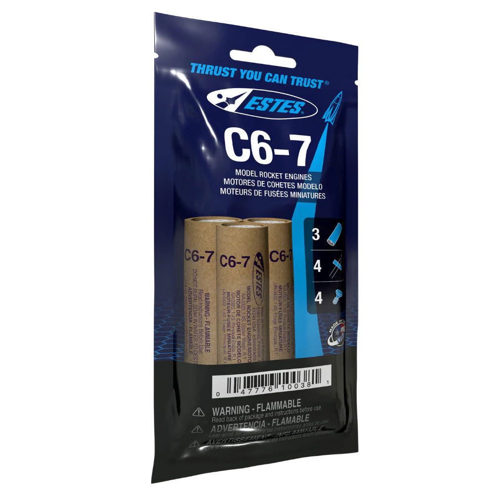 Image of C6-7 Model Rocket Engines (3pk)