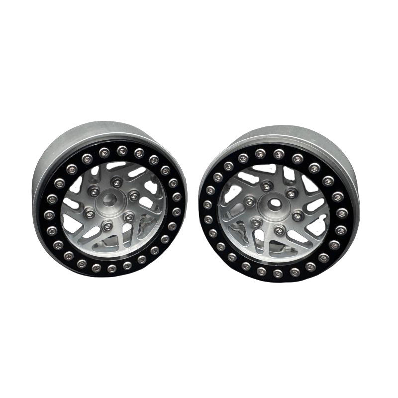Image of 1.9 "Crossman" Aluminum Beadlock Wheels w/ Hubs (2)