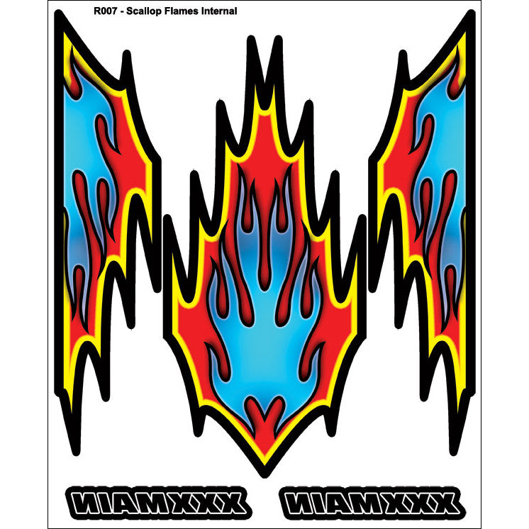 Image of Scallop Flames Internal Graphic