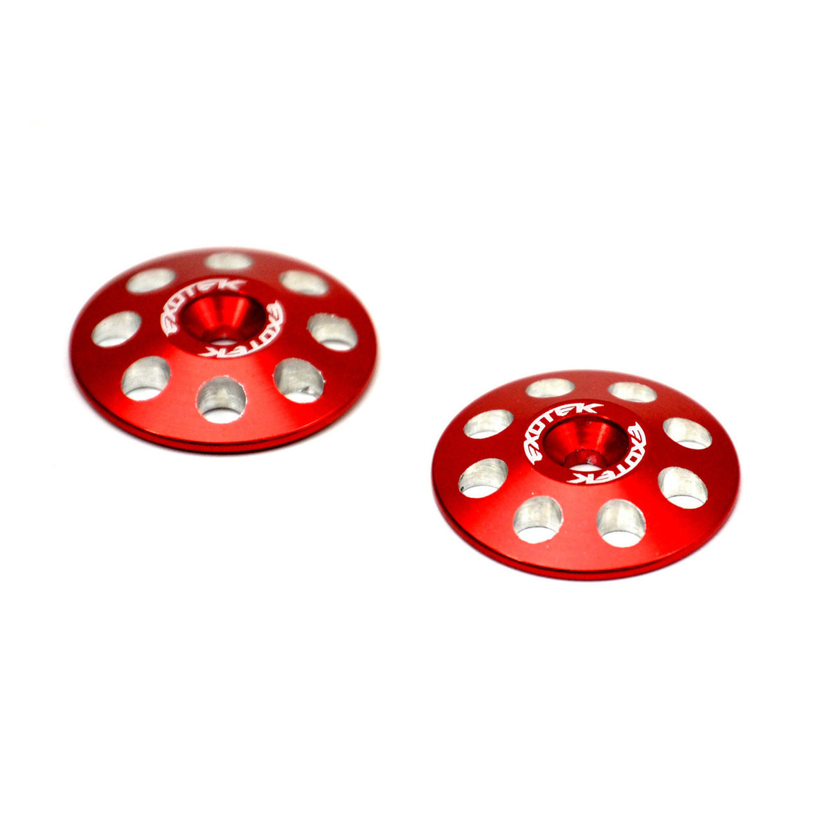 Image of 1/8 Red XL Wing Buttons 22mm (2)