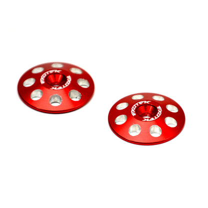 Image of 1/8 Red XL Wing Buttons 22mm (2)