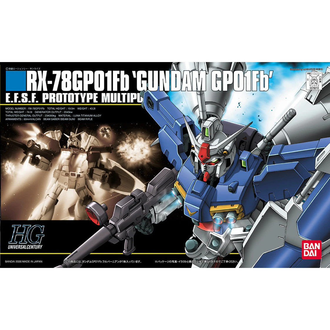 HGUC 1:144 RX-78GP01Fb Gundam GP01Fb #018