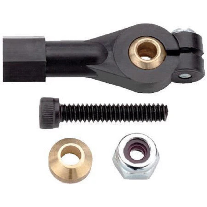 Image of Du-Bro Adjustable Ball Link 4-40 w/Hardware (2) DUB2137