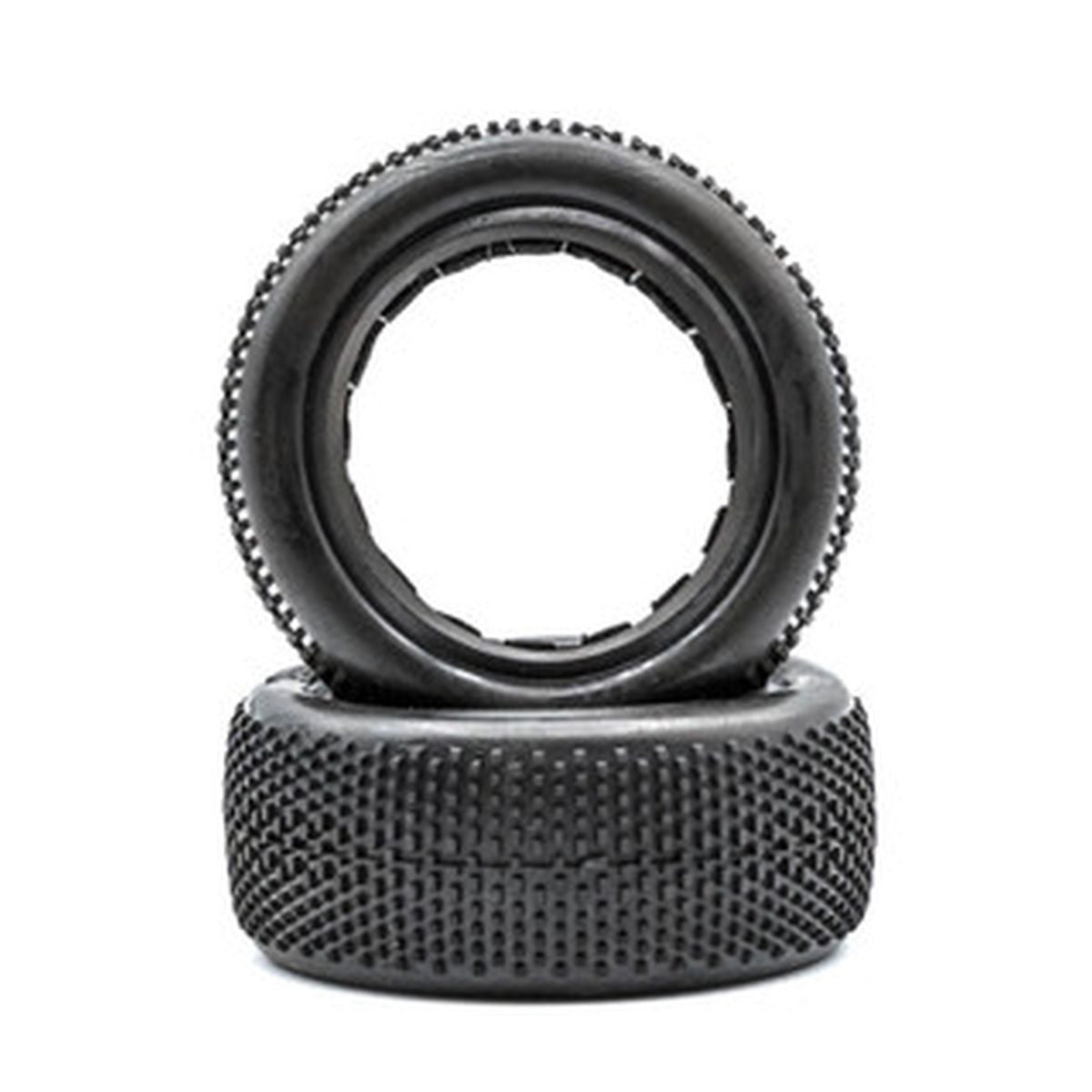 Image of Super Mini - 1/10 4WD Tires w/ Black Inserts (1 Pair) Soft