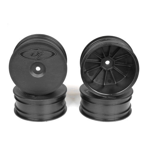 Image of Speedline Buggy Wheels, Black For Losi 22-4 and Tekno EB410