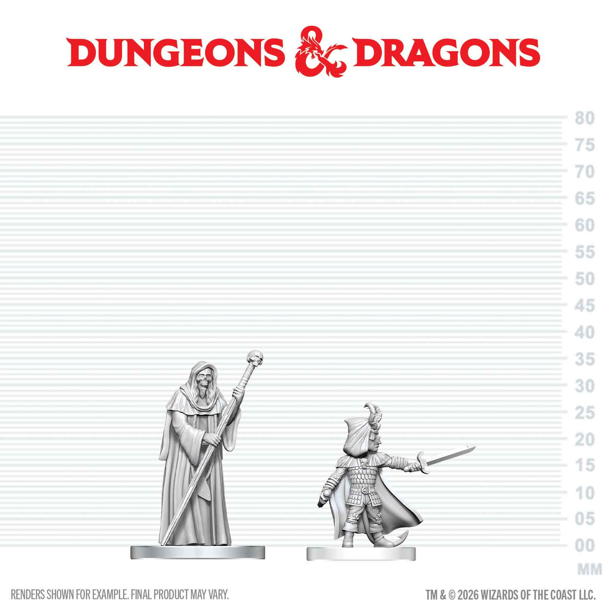 DND NOLZUR'S MARVELOUS UNPAINTED MINIATURES: W29 CULTIST OF BHAAL N CULTIST OF MYRKUL
