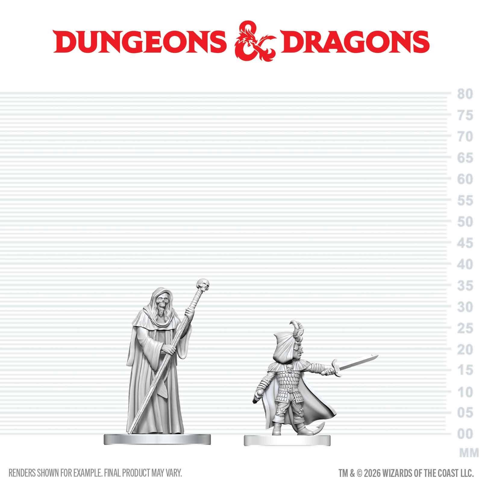 DND NOLZUR'S MARVELOUS UNPAINTED MINIATURES: W29 CULTIST OF BHAAL N CULTIST OF MYRKUL