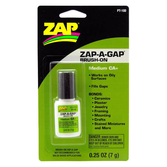 1/4oz Zap-a-Gap CA+ Brush-On (Green Label)