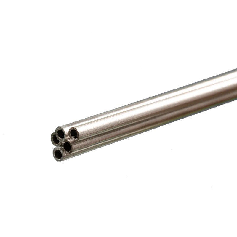 Image of Round Aluminum Tube: 3/32" OD x 0.014" Wall x 36" Long