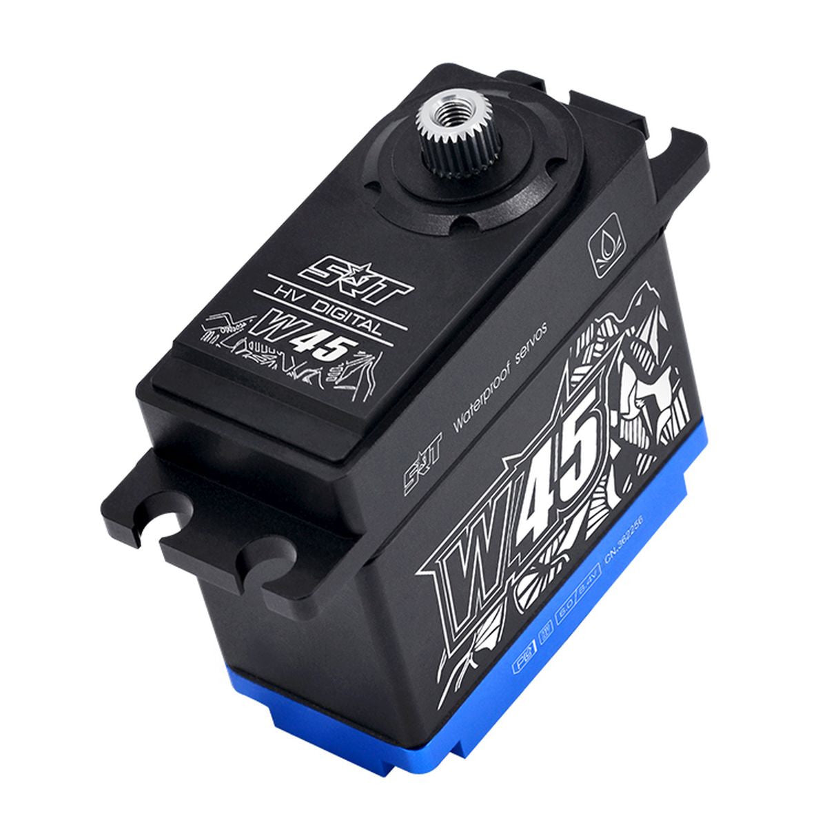 Standard HV Coreless Waterproof Servo, .18sec / 624.9oz @ 8.4V