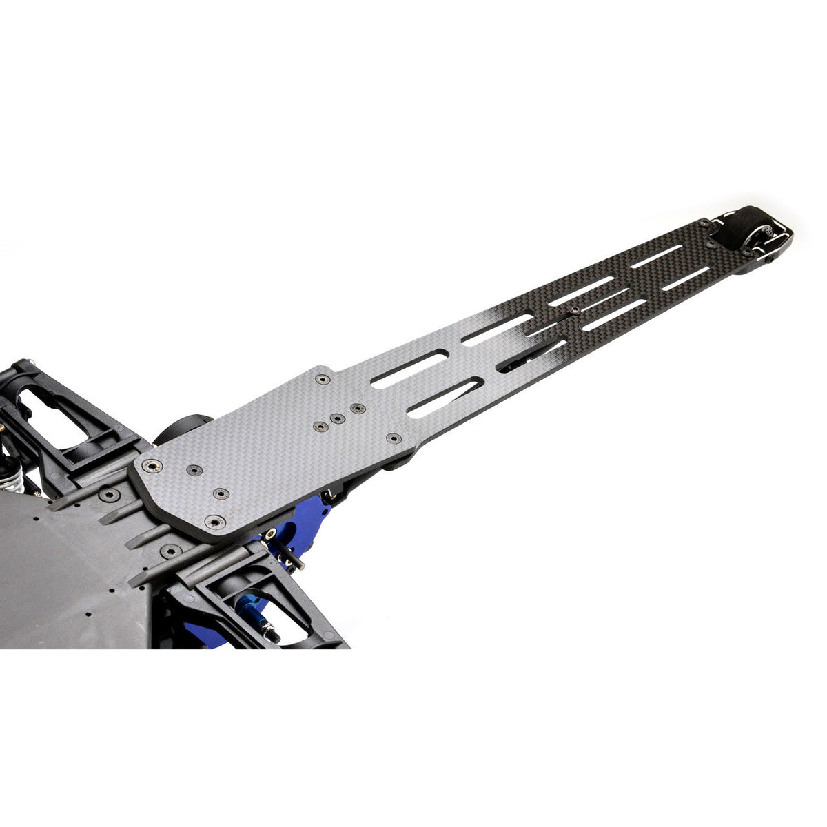 Image of Drag Slash Pro Wheelie Bar Set 3mm CF with Single Wheel Style
