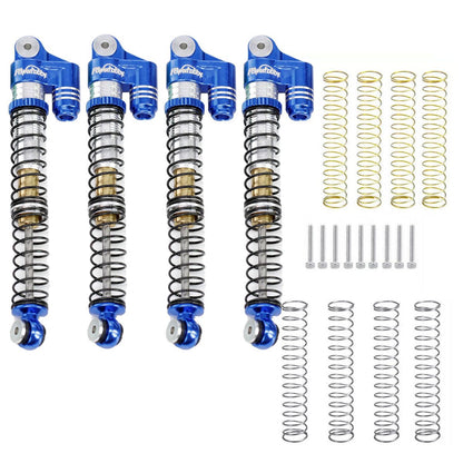 Image of 1/24 Aluminum 58mm Long Travel Shocks, Blue, for Axial SCX24