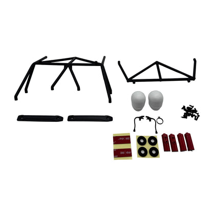 Image of 1/10 Matte Black Short Course Truck Body Shell (w/ Interior