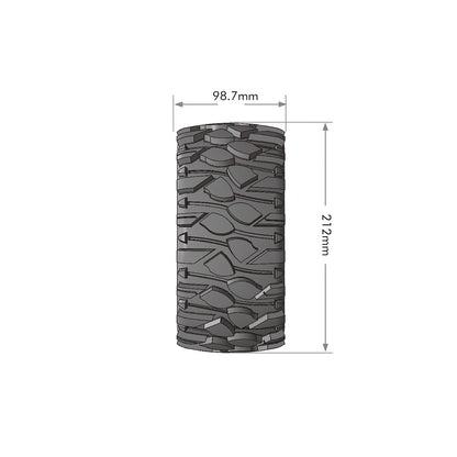 Image of MFT X-Rowdy X-MAXX Sport Monster Truck Tires, 24mm Hex,