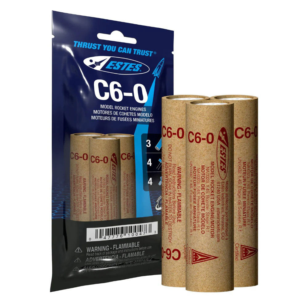 Image of C6-0 Model Rocket Engines (3pk)