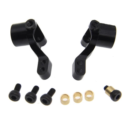 Image of Aluminum Knuckle Arm, Black, for Kyosho Mini-Z MB-010