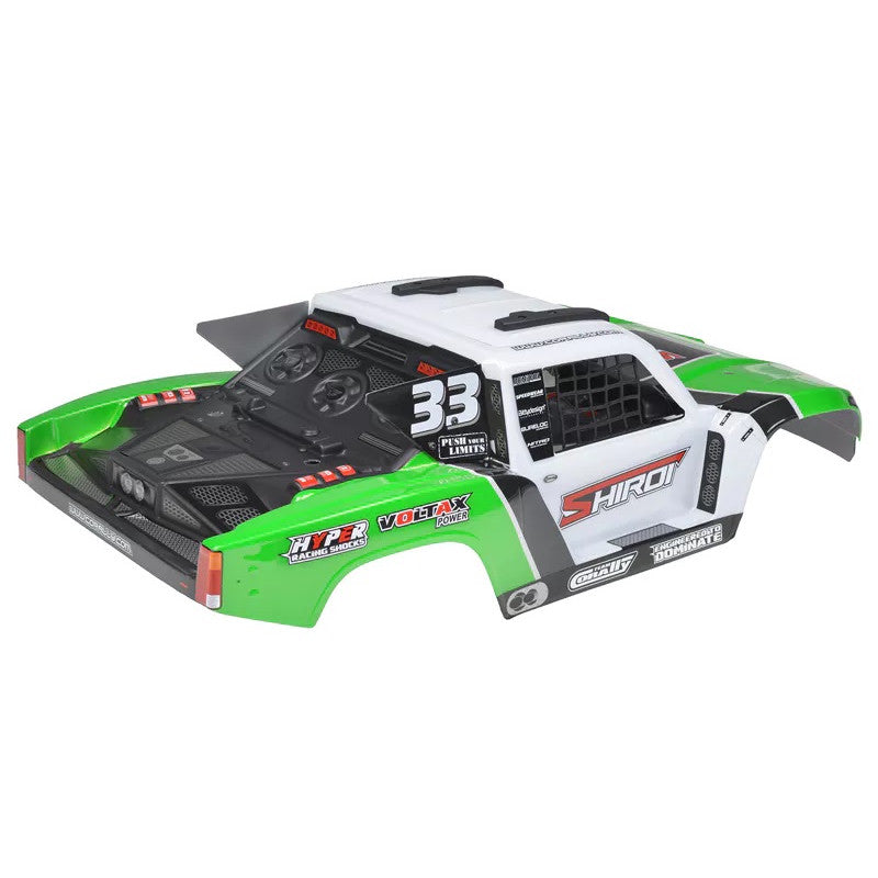 Image of Polycarbonate Body Shiroi + Driver Interior + Roll Cage +