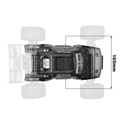 Image of Polycarbonate Body - Punisher 4 - Painted - Cut - Decals -