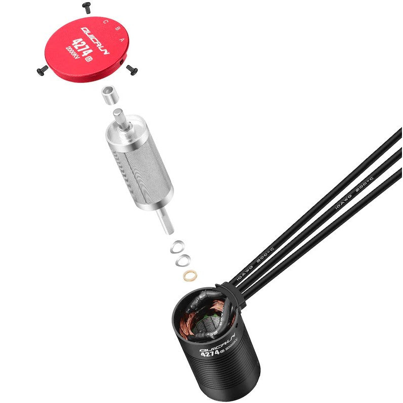Image of Quicrun WP 8BL150 G2 ESC with Ezrun 4274 G2 Motor Combo