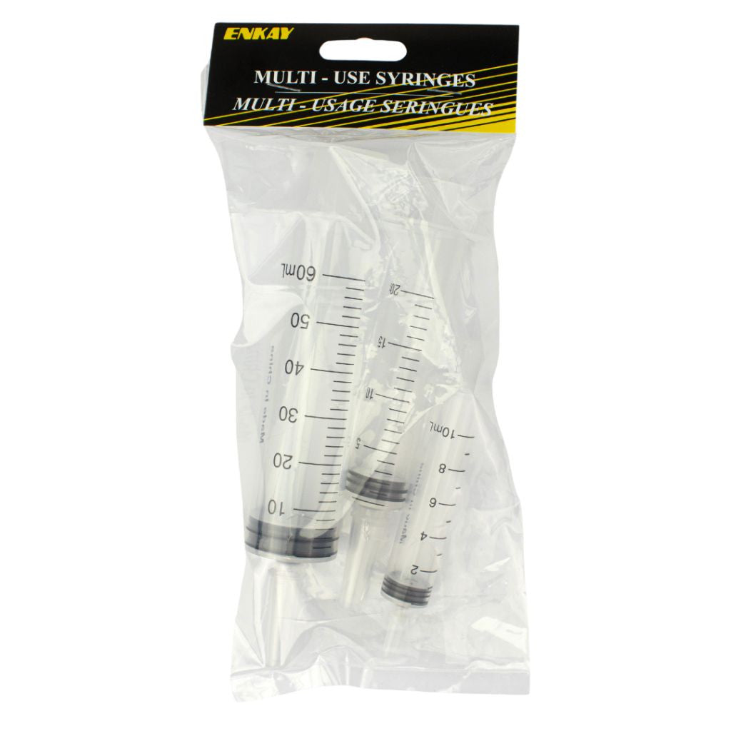 Image of 3pc Syringe Assortment, Poly Bag