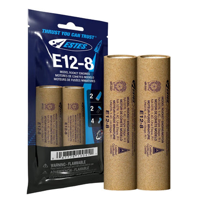 Image of E12-8 Model Rocket Engines, (2pk)