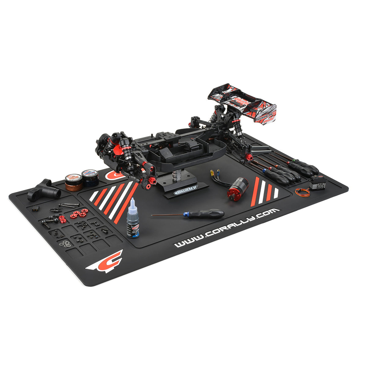 Image of Team Corally Rubber Pit Mat