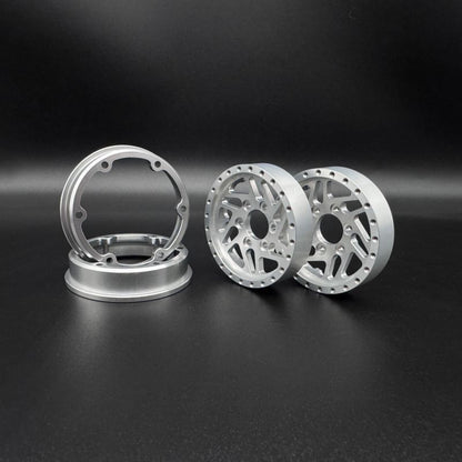 Image of 1.9 "Crossman" Aluminum Beadlock Wheels w/ Hubs (2)