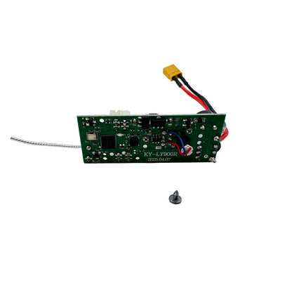 Image of 4-Ch Receiver Board with Gyro & Servo; F-16