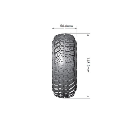 Image of CR-Griffin 1/10 2.2" Crawler Tires, Super Soft, Front/Rear