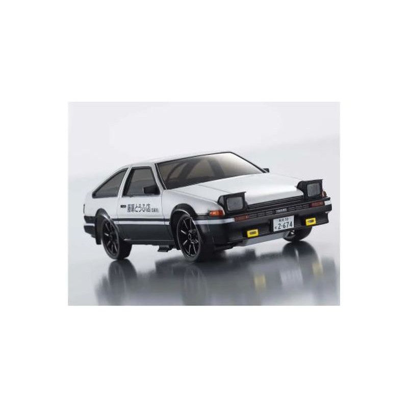 Image of First Mini-Z Initial D TOYOTA SPRINTER TRUENO AE86 WH/BK