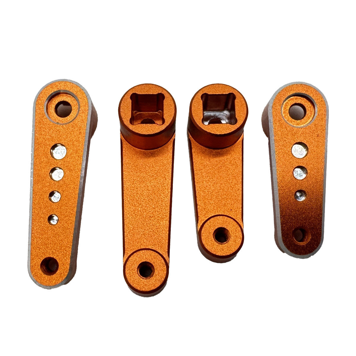 Image of Aluminum Sway Bar Set (Gunmetal/Orange/Front/Rear)