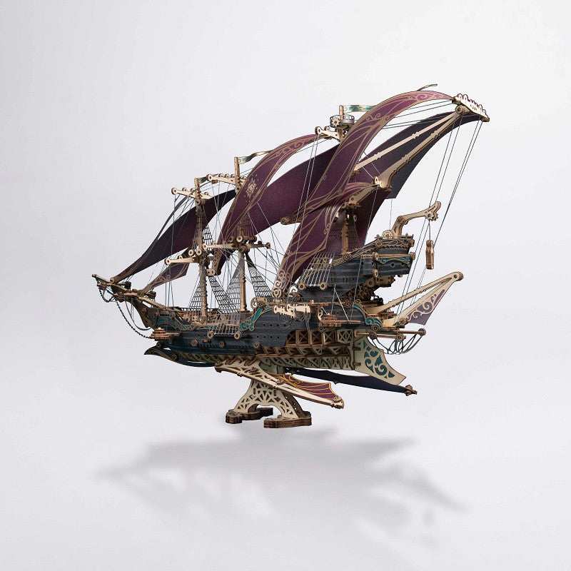 Image of Future Sailing Ship - Purple