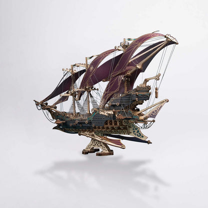 Image of Future Sailing Ship - Purple