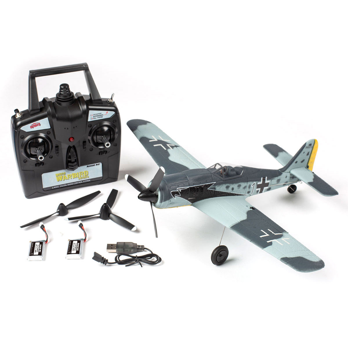 Image of Focke-Wulf Fw 190 Micro RTF Airplane with PASS System