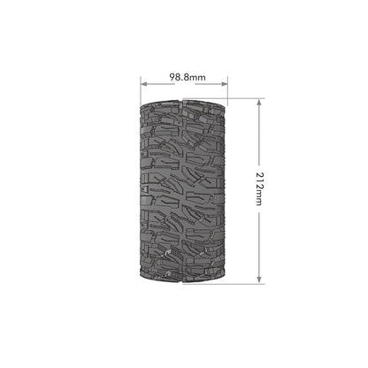 Image of MFT X-Mallet X-MAXX Sport Monster Truck Tires, 24mm Hex,