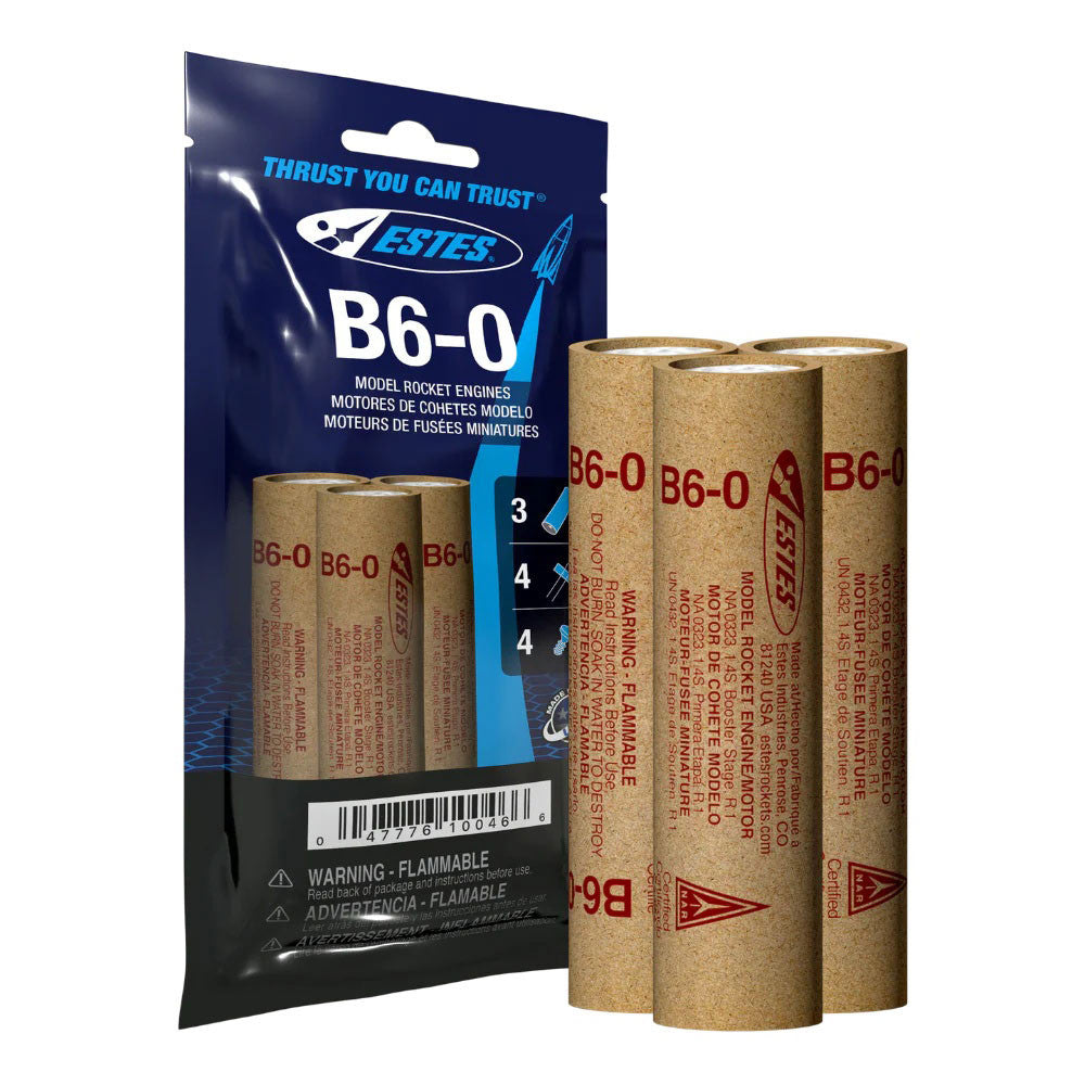 Image of B6-0 Model Rocket Engines (3pk)