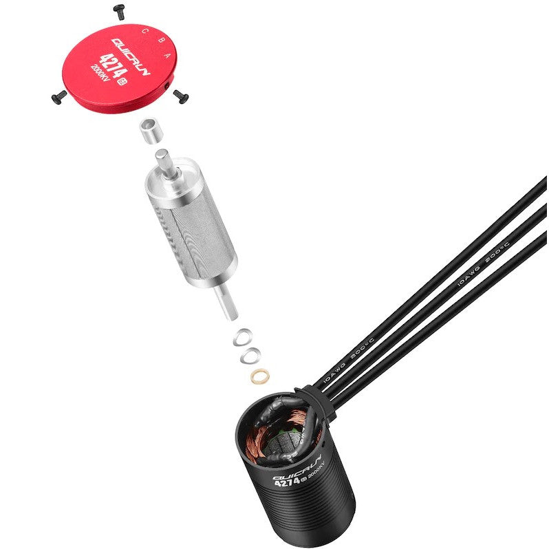 Image of Quicrun 4274SL 2000KV G2 Black Brushless Motor