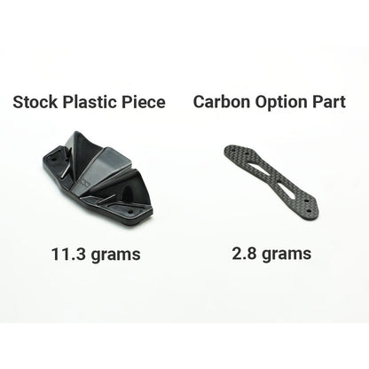 Image of RC TT02 Carbon Bumper Support