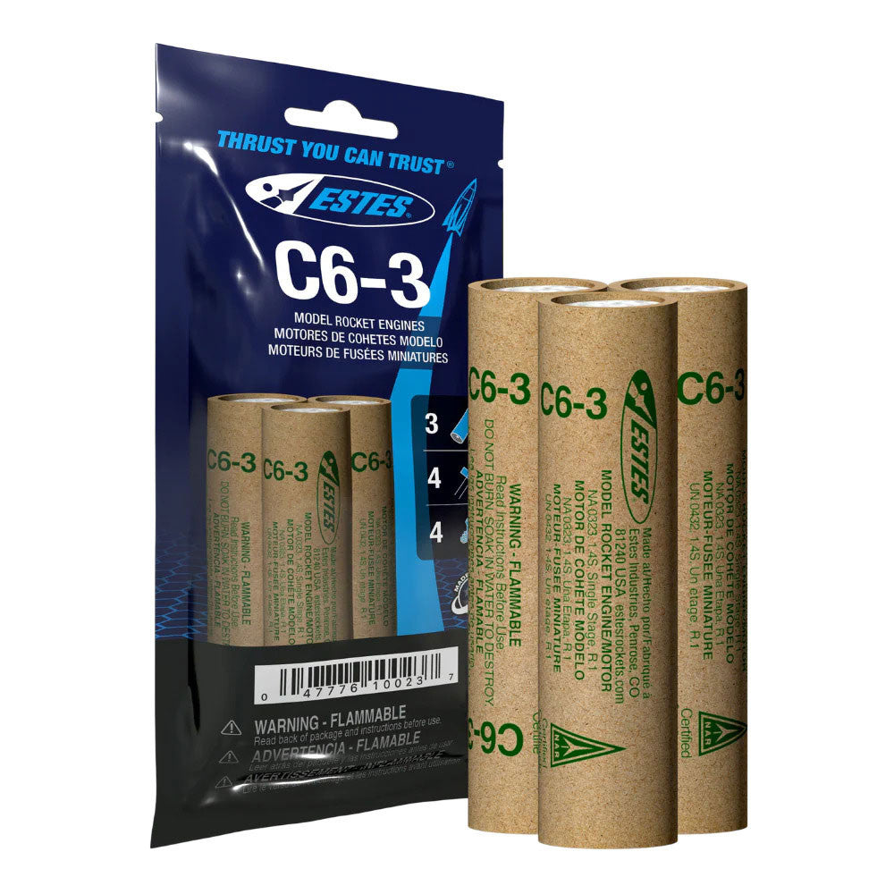 Image of C6-3 Model Rocket Engines (3pk)