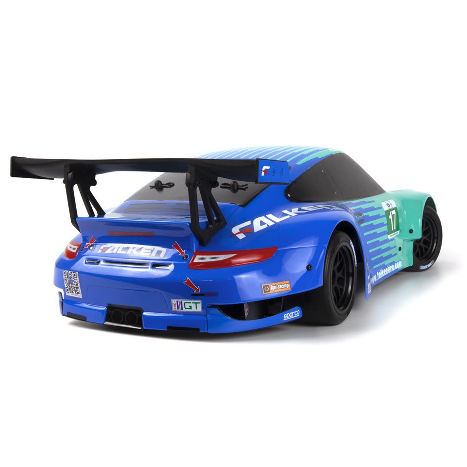 Image of 1/10 Electric Porsche 911 GT3 RSR Falken - Flux