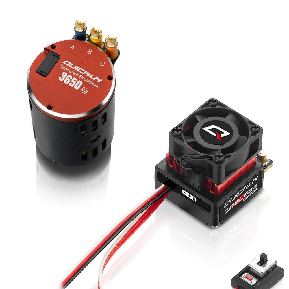 Image of Quicrun 10BL60 SD G2 ESC & QR3650 SD 13.5T G2 Motor Combo