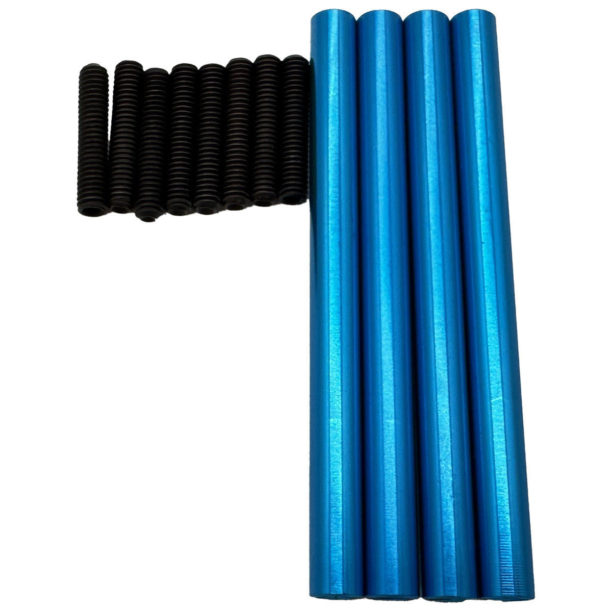 Image of Aluminum Link, Blue, 6x7mm M4 (4pcs)