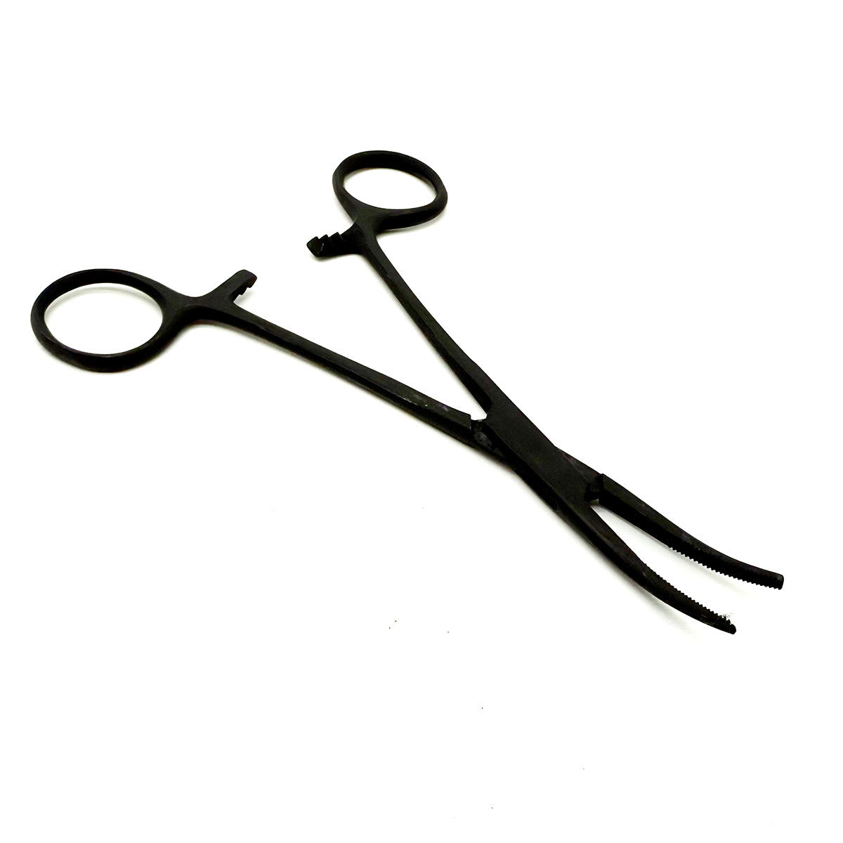 Image of 5 1/2" Locking Pliers, Curved, Stainless Steel (Black
