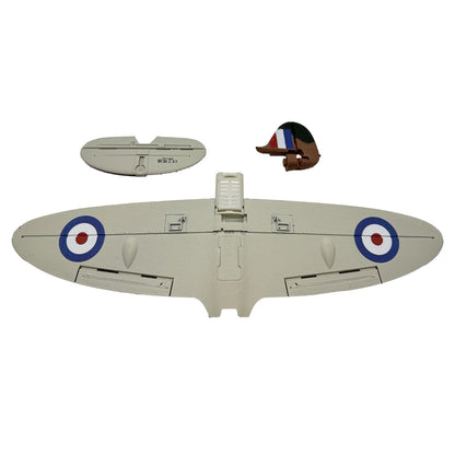 Image of Painted Main Wing and Tail Set; Spitfire BL