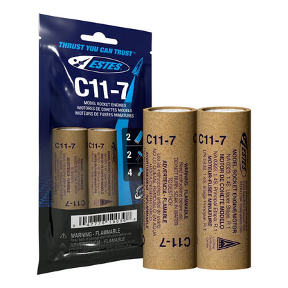Image of C11-7 Model Rocket Engines, (2pk)