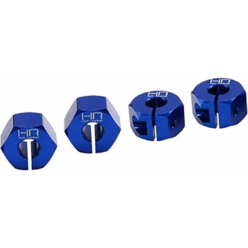 Image of Blue Aluminum 12mm Wheel Hex, for Mini Maxx