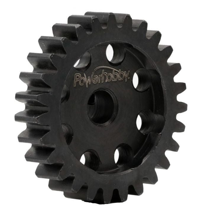 Image of Hardened Steel 27T Mod1 5mm Pinion Gear with 2 Grub Screws