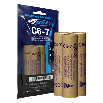 Image of C6-7 Model Rocket Engines (3pk)